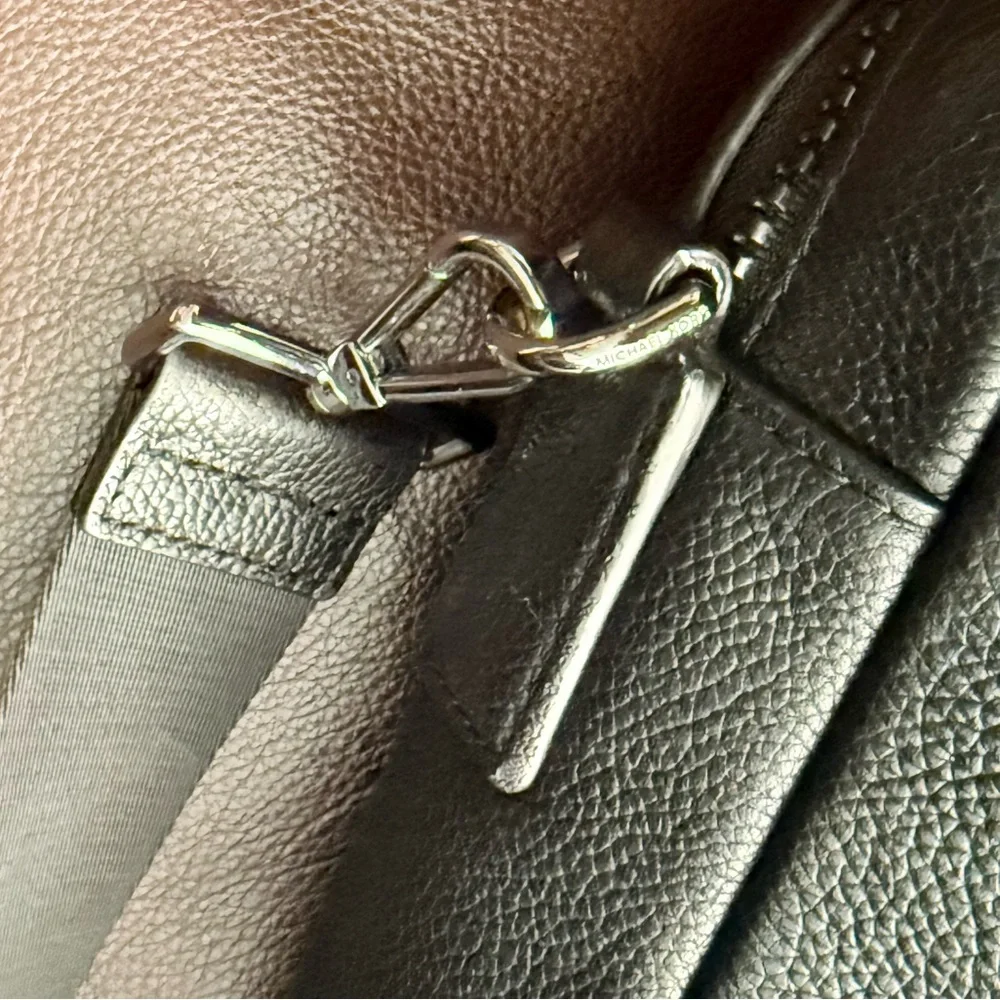 Michael Kors Men’s Cooper Large Leather Briefcase - Black - Picture 11 of 14